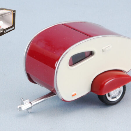 Cararama CARAVAN I BEIGE/RED 1:43