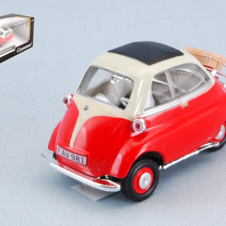 Cararama BMW ISETTA 250 RED/CREAM 1:43