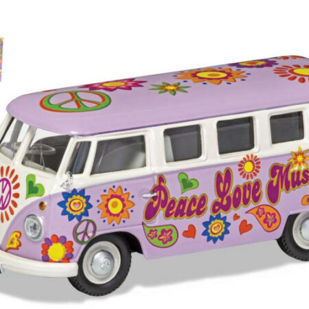 Corgi VW CAMPERVAN PEACE LOVE AND MUSIC 1:43