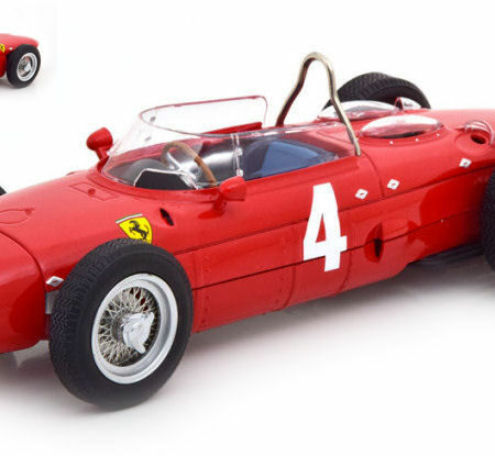 CMR Classic Model Replicars FERRARI 156 F1 SHARKNOSE PHIL HILL 1961 N.4 WINNER BELGIUM GP 1:18