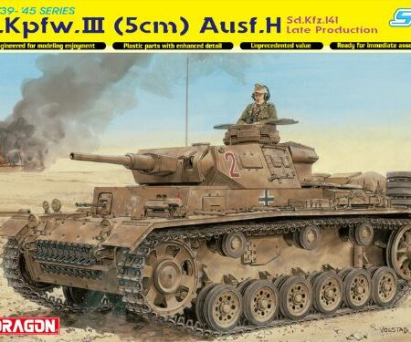 Dragon PZ.KPFW.III (5 cm) AUSF.H KIT 1:35