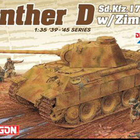 Dragon SD.KFZ.171 PANTHER AUSF.D W/ZIMMERIT KIT 1:35