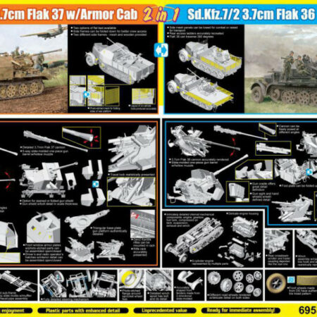 Dragon SD KFZ 3,7 cm FLAK 36/37 KIT 1:35