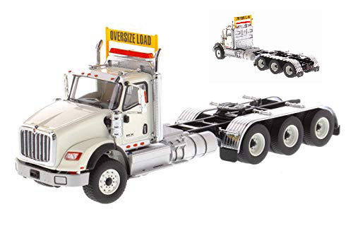 Diecast Master HX620 TRIDEM TRACTOR WHITE 1:50