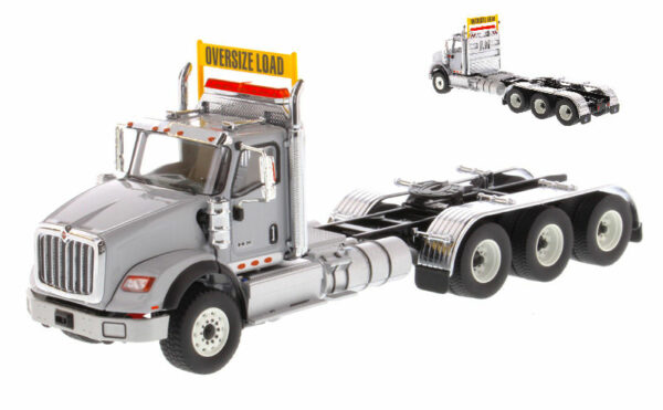 Diecast Master HX620 TRIDEM TRACTOR GREY 1:50