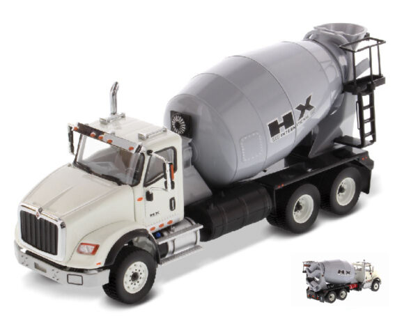 Diecast Master HX615 CONCRETE MIXER WHITE/GREY 1:50