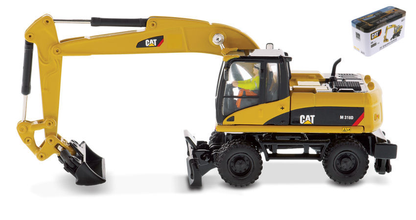 Diecast Master CAT M318D WHEELED EXCAVATOR 1:87