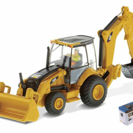 Diecast Master CAT 450E BACKHOE 1:87