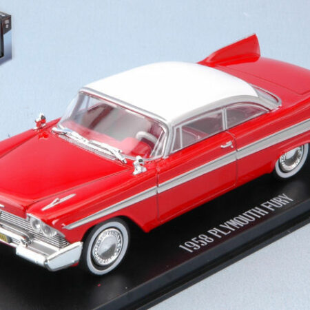 Greenlight PLYMOUTH FURY "CHRISTINE LA MACCHINA INFERNALE" 1958 RED/WHITE 1:43