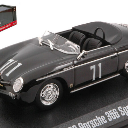 Greenlight PORSCHE 356 SPEEDSTER N.71 PORSCHE COLLECTION BLACK 1:43