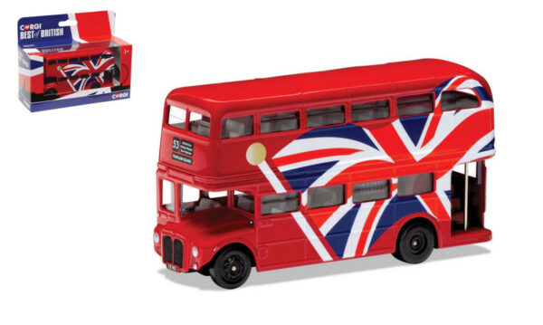 Corgi CORGI BEST OF BRITISH LONDON BUS UNION JACK mm 123 1:64