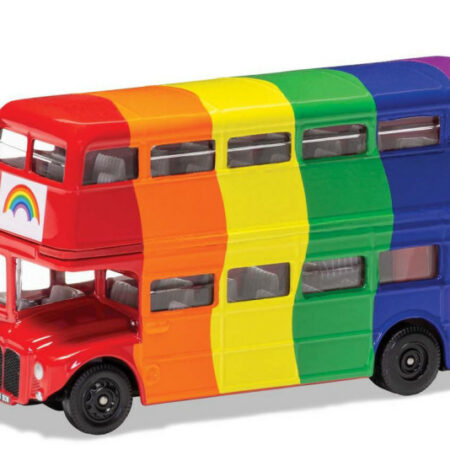 Corgi LONDON BUS RAIMBOW PEACE AND LOVE 1:64