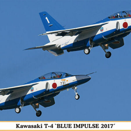 Hasegawa KAWASAKI T4  BLUE IMPULS 2017 2 BAUSATZE KIT 1:72