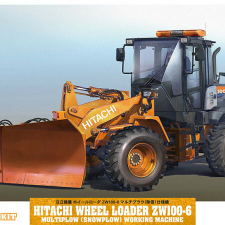 Hasegawa HITACHI RADLADER ZW-100-6 CON SPAZZANEVE KIT 1:35