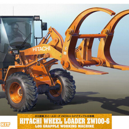 Hasegawa HITACHI WHEEL LOADER ZW100-6 LOG GRAPPLE KIT 1:35