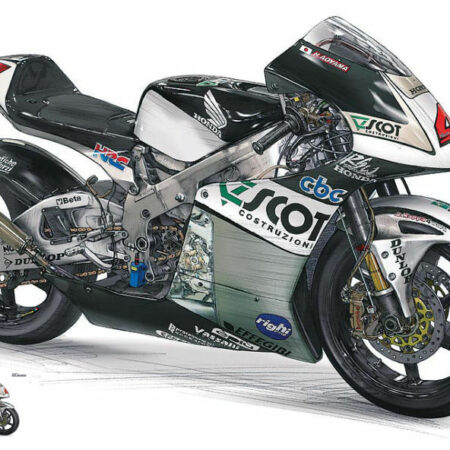 Hasegawa HONDA RS250RW H.AOYAMA 2009 TEAM SCOT N.4 WORLD CHAMPION 250cc KIT 1:12