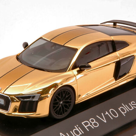 Herpa AUDI R8 V10 PLUS COUPE GOLD 1:43