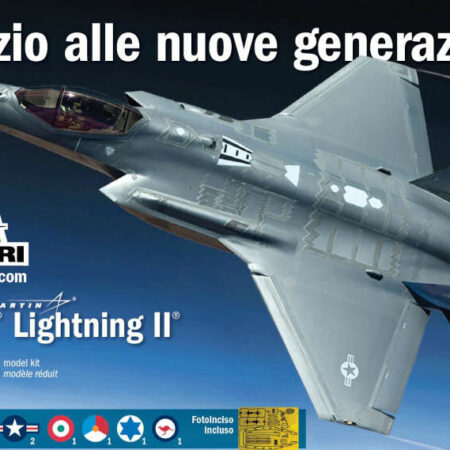 Italeri F-35A LIGHTING II LOCKHEED (49 cm) DECALS x 5 VERSIONI  KIT 1:32