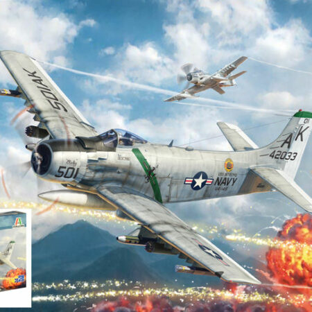 Italeri A-1H SKYRAIDER KIT 1:48