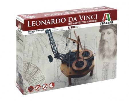 Italeri LEONARDO DA VINCI FLYING PENDULUM CLOCK DIM.BOX cm 31x21x6 KIT