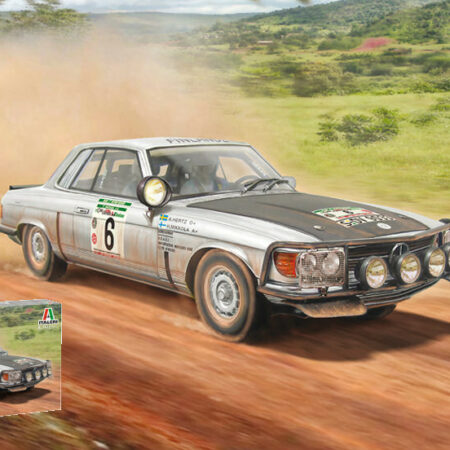 Italeri MERCEDES 450 SLC RALLY BANDAMA 1979 KIT 1:24