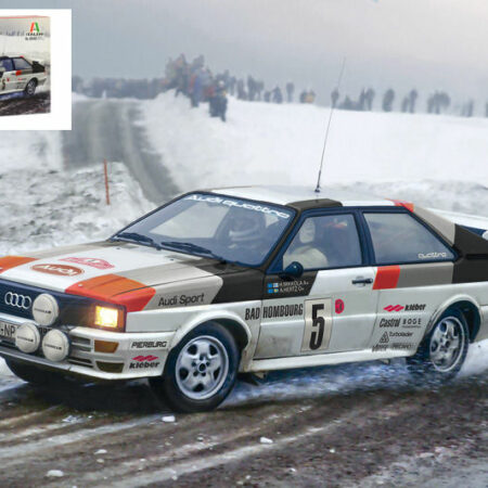 Italeri AUDI QUATTRO RALLY MONTE CARLO 1981 KIT 1:24