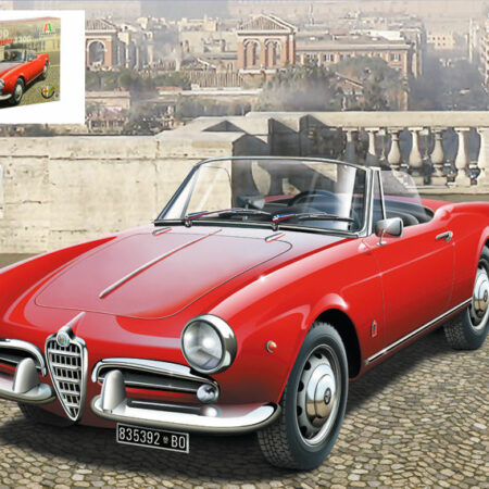 Italeri ALFA ROMEO GIULIETTA SPIDER 1600 KIT 1:24