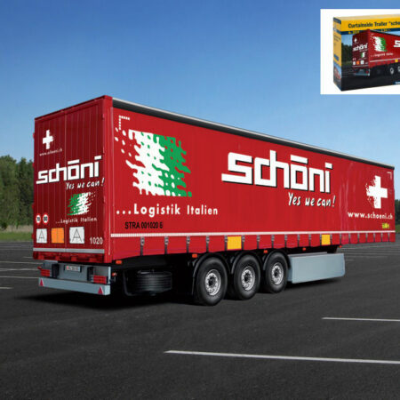 Italeri CURTAINSIDE TRAILER SCHOENI CH KIT 1:24