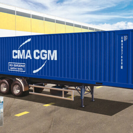 Italeri CONTAINER TRAILER 40 FEET KIT 1:24