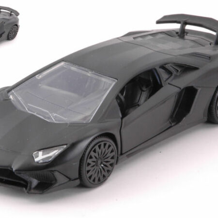 Jada Toys LAMBORGHINI AVENTADOR SV MATT BLACK cm 12,5