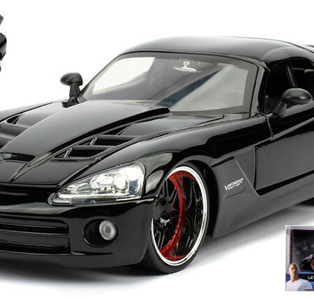 Jada Toys LETTY'S DODGE VIPER SRT-10 FAST & FURIOUS BLACK 1:24