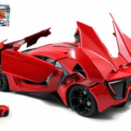 Jada Toys LYKAN HYPERSPORT FAST & FURIOUS 7 RED 1:24