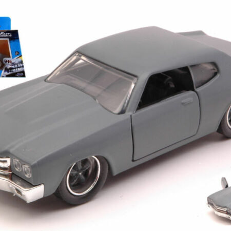 Jada Toys DOM S CHEVY CHEVELLE SS 1970 GREY FAST & FURIOUS 1:32