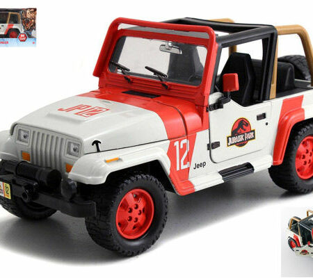 Jada Toys JEEP WRANGLER 1992 JURASSIC PARK 1:24