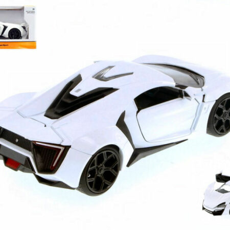 Jada Toys LYKAN HYPERSPORT 2013 GLOSS WHITE 1:24