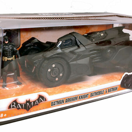 Jada Toys BATMOBILE "ARKHAM KNIGHT" & FIGURE 1:24