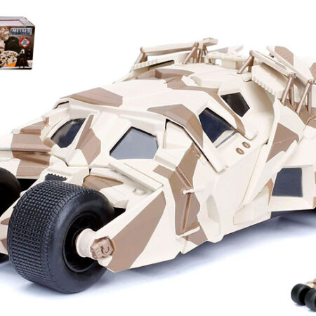 Jada Toys BATMOBILE TUMBLER CAMO "BATMAN THE DARK KNIGHT" W/FIGURE 1:24