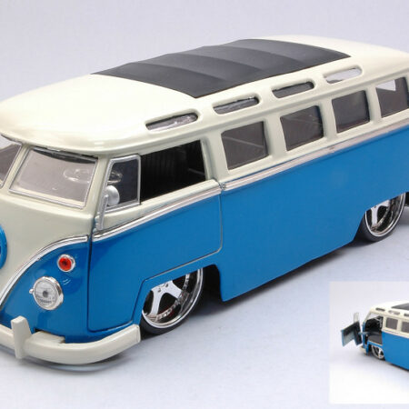 Jada Toys VW BUS 1962 BLUE/WHITE 1:24