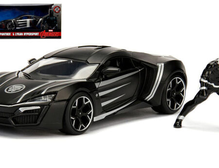 Jada Toys BLACK PANTHER W/LYKAN HYPERSPORT 1:24