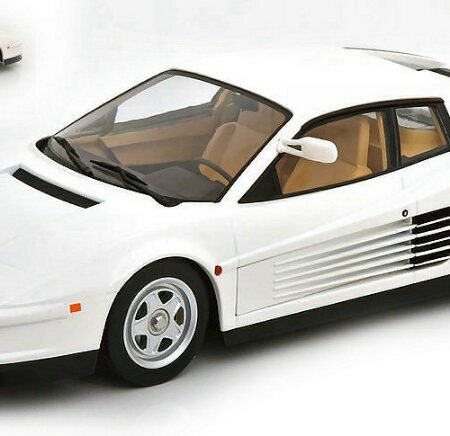 KK Scale FERRARI TESTAROSSA MONOSPECCHIO 1984 WHITE 1:18