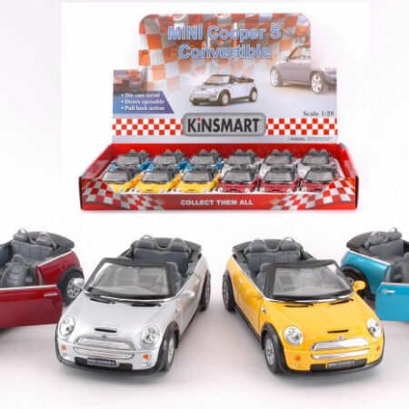 Kinsmart MINI COOPER S CONVERTIBLE cm 12,5 1:28