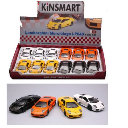 Kinsmart LAMBORGHINI MURCIELAGO LP640 2012 cm 12