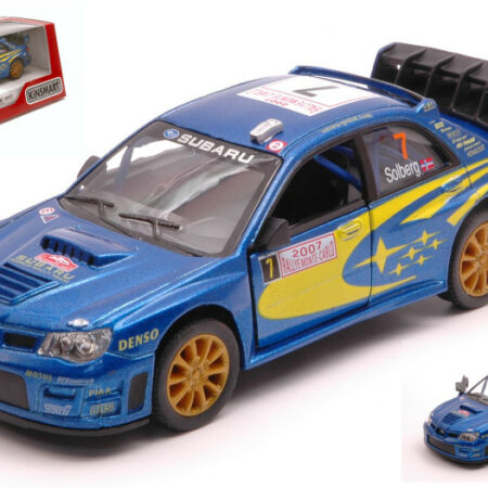 Kinsmart SUBARU IMPREZA WRC N.7 SOLBERG BLUE cm 12 BOX