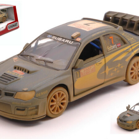 Kinsmart SUBARU IMPREZA WRC N.7 SOLBERG AFTER RACE cm 12 BOX