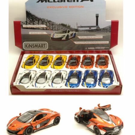 Kinsmart MC LAREN P1 2016 WITH WING & STRIPES 1:36