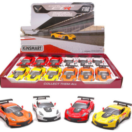 Kinsmart CORVETTE C7-R cm 12,5 COL.ASS.1:36