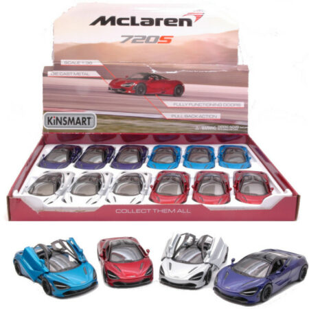 Kinsmart MC LAREN 720S 2017 cm 12 COL.ASS.1:36