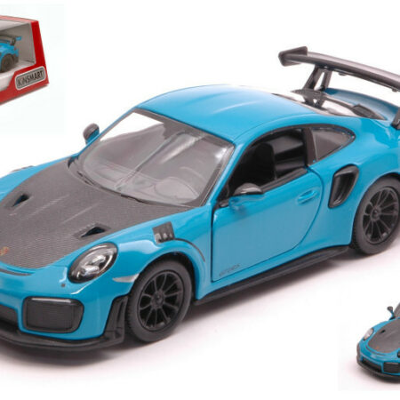 Kinsmart PORSCHE 911 RS GT2 RS (991) BLUE/BLACK cm 12 BOX