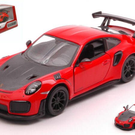 Kinsmart PORSCHE 911 RS GT2 RS (991) RED/BLACK cm 12 BOX