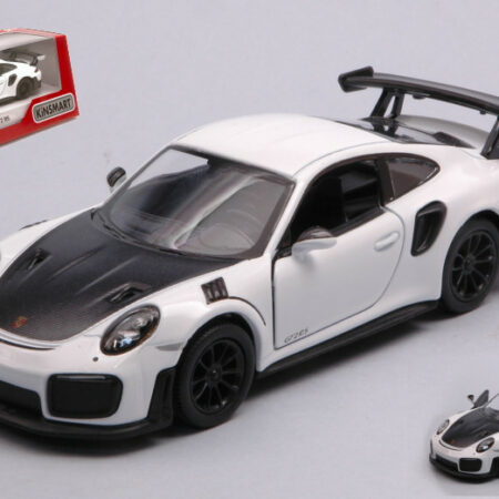 Kinsmart PORSCHE 911 RS GT2 RS (991) WHITE/BLACK cm 12 BOX